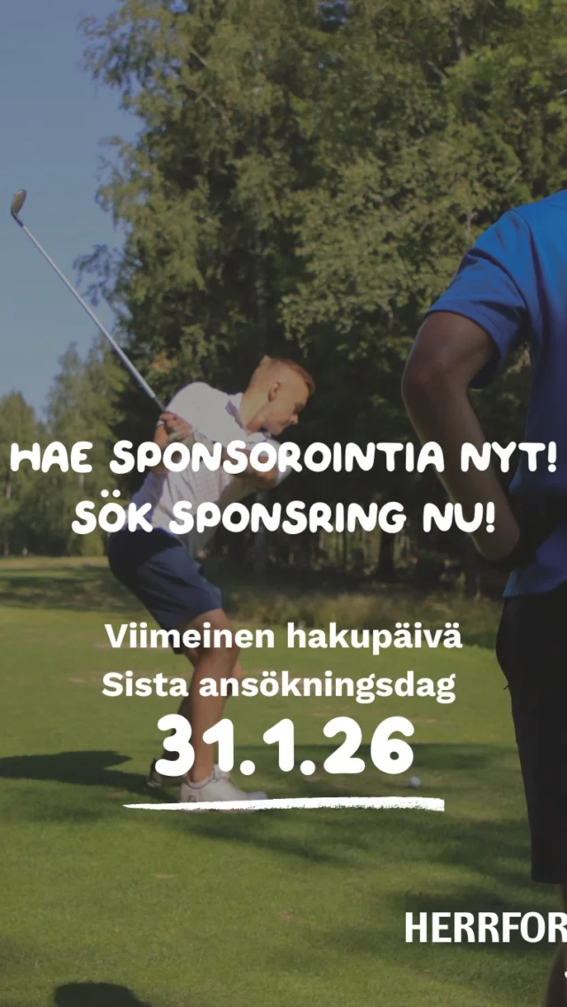 (FI/SVE) 🤝 Nyt on korkea aika hakea sponsorointia 

Sponsoroinnin avulla Herrfors tukee paikallisia seuroja, aloitteita ja tapahtumia, jotka lisäävät aktiivisuutta ja yhteisöllisyyttä. Yhdessä meillä on voimaa. 💪🏻

⏰Tammikuun haku päättyy pian (31.1.26) 
Hae verkossa: Herrfors.fi

//

🤝 Nu är det hög tid att ansöka om sponsring 

Genom sponsring stöttar Herrfors lokala föreningar, initiativ och evenemang som skapar engagemang, rörelse och framtidstro. Tillsammans har vi kraften att göra skillnad. 💪🏻

⏰Januariansökan stänger snart (31.1.26) 
Ansök via webben: Herrfors.fi

#herrfors
