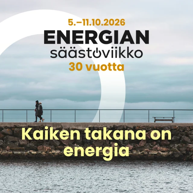 (FI/SVE) 💡Energiansäästöviikko on täällä, jo 30. kertaa! ⁠
⁠
Juhlavuoden teema on: Kaiken takana on energia. Asumisessa, liikkumisessa, töissä, palveluissa ja kaikkialla yhteiskunnassa.⁠
⁠
Maailma muuttuu, ja energian tuotanto ja käyttö sen mukana. Me voimme oppia käyttämään energiaa koko ajan viisaammin.⁠
⁠
Se tarkoittaa parempia valintoja.⁠
Sitä, että opimme tuntemaan oman energiankäyttömme.⁠
Sitä, että teemme kodeistamme kestävämpiä.⁠
Sitä, että luovumme tarpeettomasta kulutuksesta ja siirrämme kulutusta silloin, kun se on järkevää.⁠
Yhdessä pienistä arjen päätöksistä syntyy iso vaikutus.⁠
⁠
⚡️Energia kuuluu meille kaikille. Käytetään sitä viisaasti.⁠
⁠
//⁠
⁠
💡Energisparveckan är här – för 30:e gången!⁠
⁠
Årets jubileumstema är: Bakom allt finns energi. I boendet, trafiken, arbetet, tjänsterna och överallt i samhället.⁠
⁠
Världen förändras, och med den även hur energi produceras och används. Vi kan hela tiden lära oss att använda energi på ett smartare sätt.⁠
⁠
Det handlar om att göra bättre val.⁠
Om att lära känna sin egen energianvändning.⁠
Om att göra våra hem mer hållbara.⁠
Om att minska onödig energianvändning och flytta förbrukningen till tidpunkter då det är klokt att göra det.⁠
⁠
Tillsammans kan små beslut i vardagen göra stor skillnad.⁠
⁠
⚡️Energin tillhör oss alla. Låt oss använda den klokt.⁠
⁠
#energisparveckan #energiansäästöviikko ⁠
⁠
⁠