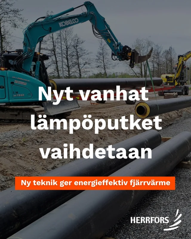 (FI/SVE) 🧡Energiatehokkaampaa kaukolämpöä Pietarsaareen⁠
⁠
🔸Alholmasta Pietarsaaren keskustaan kulkevan kaukolämpöjohdon uudistaminen etenee vaiheittain. Tänä kesänä uusittiin noin 400 metriä 1970-luvulta peräisin olevaa putkistoa osana monivuotista hanketta, jolla parannamme kaukolämpöverkon energiatehokkuutta.⁠
⁠
🔸Vanhojen putkien tilalle asennetaan suuremmat ja paremmin eristetyt putket. Parempi eristys ja matalampi veden lämpötila vähentävät lämpöhäviöitä, ja asennuksessa hyödynnettävä esilämmitys vähentää lämpölaajenemisesta aiheutuvia jännityksiä. Uuden johdon odotettu tekninen käyttöikä onkin 80–100 vuotta.⁠
⁠
👉🏼Lue artikkelista lisää hankkeesta ja käytettävästä tekniikasta: www.herrfors.fi⁠
⁠
//⁠
⁠
🧡Energieffektivare fjärrvärme i Jakobstad⁠
⁠
🔸Förnyandet av fjärrvärmeledningen från Alholmen till centrum av Jakobstad går framåt. Under sommaren har cirka 400 meter av rörsystemet från 1970-talet bytts ut som en del av ett flerårigt projekt där vi förbättrar fjärrvärmenätets energieffektivitet.⁠
⁠
🔸De gamla rören ersätts med större och bättre isolerade rör. Bättre isolering och lägre vattentemperatur minskar värmeförlusterna, medan förvärmning vid installationen minskar de spänningar som uppstår när rören utvidgas av värmen. Den nya ledningens förväntade tekniska livslängd är 80–100 år.⁠
⁠
👉🏼Läs mer om projektet och tekniken i artikeln:⁠
www.herrfors.fi⁠
⁠
#herrfors #kaukolämpö #fjärrvärme