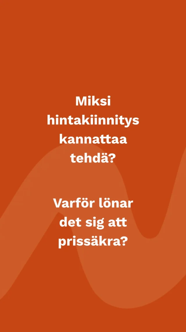 🔒Miksi kannattaa tehdä hintakiinnitys? Katso video ja lue lisää tästä 👉🏼 www.herrfors.fi

🔒Varför lönar det sig att göra en prissäkring? Se videon och läs mer här! 👉🏼 www.herrfors.fi

#herrfors #hintakiinnitys #prissäkring